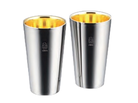 W structure tumbler 2P (duplex construction) φ75x125mm/175g/ 300ml